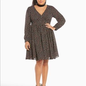 NWOT Torrid Georgette Dress